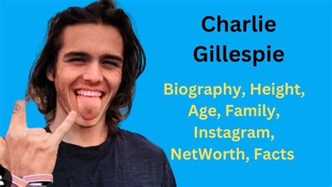 charles gillespie 2023|Actor Charlie Gillespie Biography, Facts & Life Story。